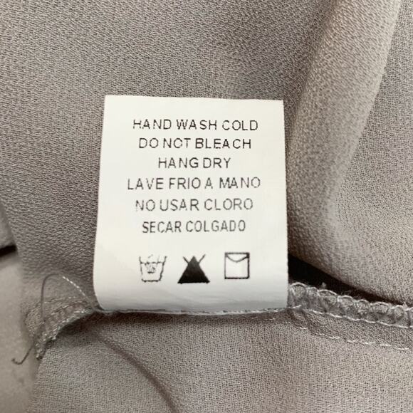 Stitch Fix Papermoon Pleated Tank Top Gray Yellow XS - Picture 6 of 6